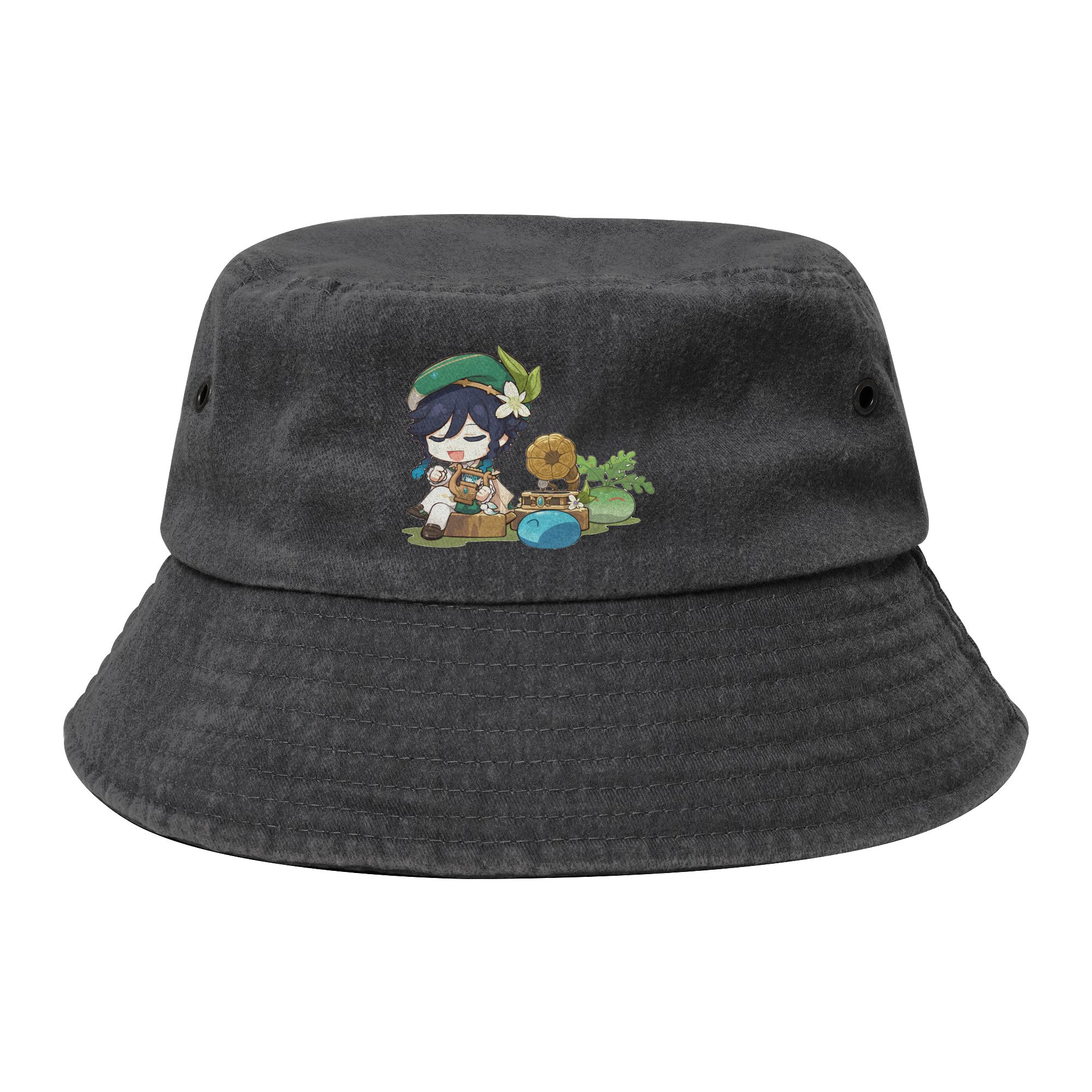 Outdoor Sport Ideas - Topi Bucket Distressed Washed untuk Pria