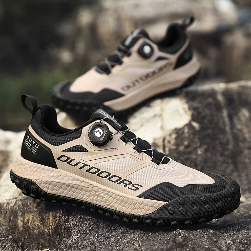 Climbing Shoe Beginner - Sepatu Hiking pria, sneaker olahraga luar