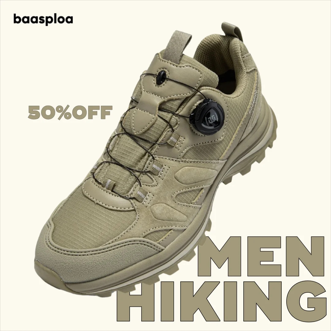 Climbing Shoe Beginner - Baasploa Sepatu Hiking Pria Sepatu Luar