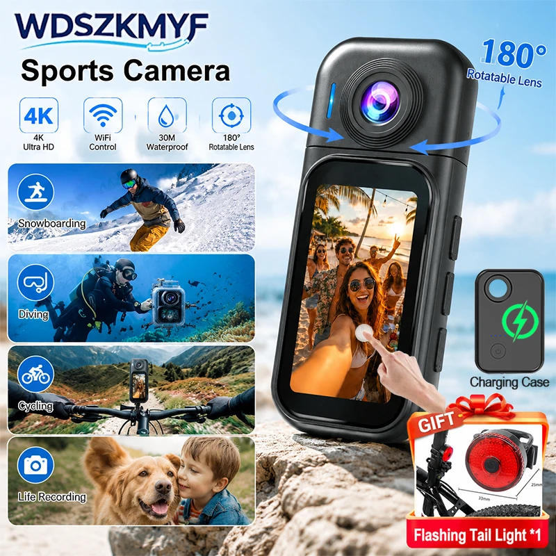 Outdoor Sport Ideas - Kamera HD 4K/1080P/30FPS Mini Sport Camera