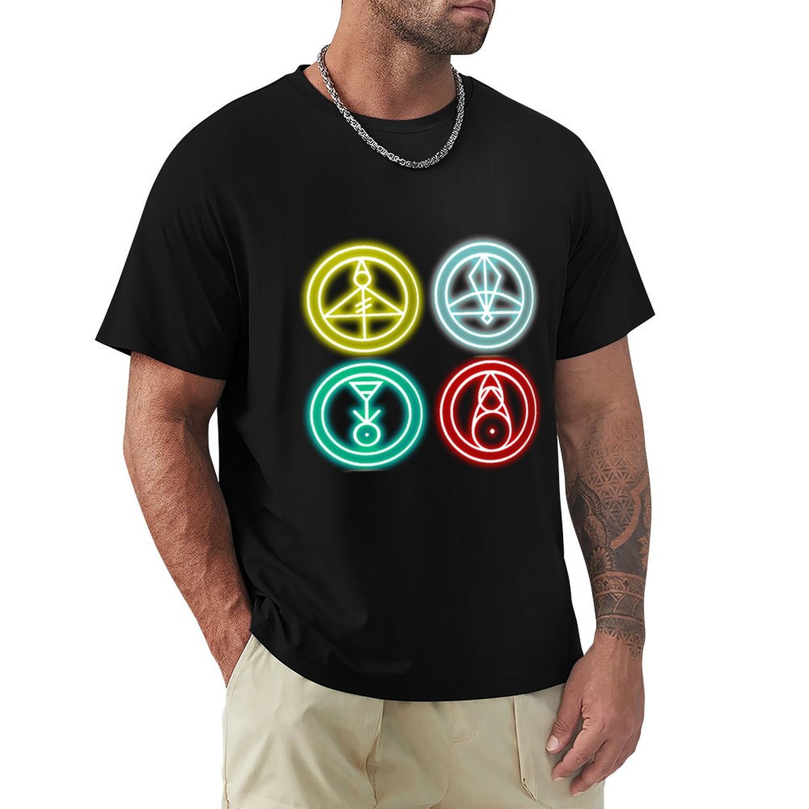 Outdoor Sportsman Group - Group Glyphs - Kaos Bercahaya untuk