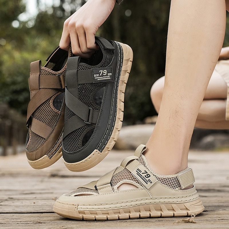 Outdoor Sport Outfit - Sandal Pria Sandal Berongga Bersirkulasi Jaring