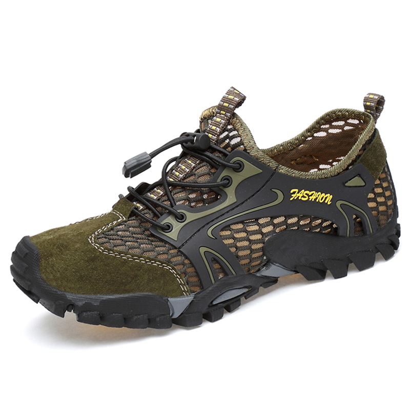Climbing Shoe Beginner - Musim Panas Bernapas Pria Hiking Sepatu