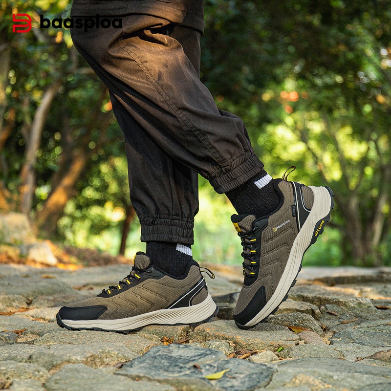 Baasploa Sepatu Hiking Pria Me - Climbing Shoe Beginner ulasan dan harga