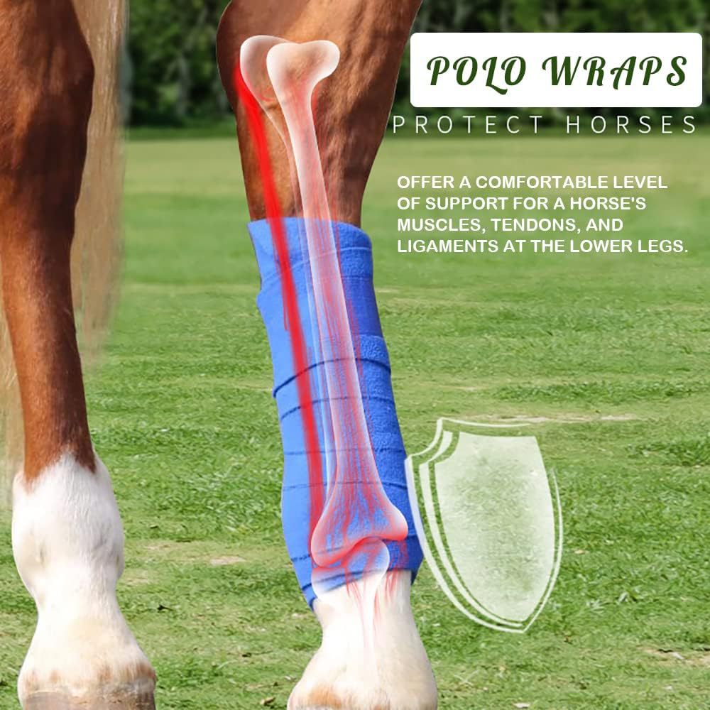 4 Paket Pembalut Kaki Kuda Pol - Polo Wraps Fleece ulasan dan harga
